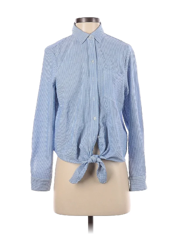 Long Sleeve Blouse Floral Chiffon Blouse