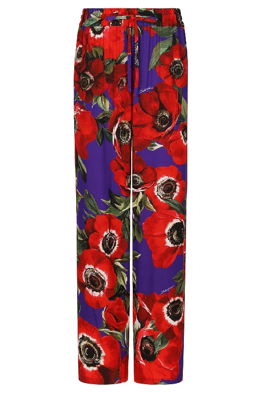 Flared Pant Comfy Zip-Up Pants