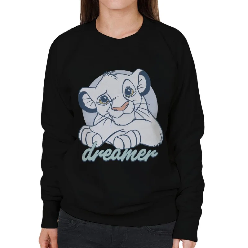 Disney Dreamer Simba The Lion King Women's Sweatshirt Hoodie with Longline Fit Extended Stylish