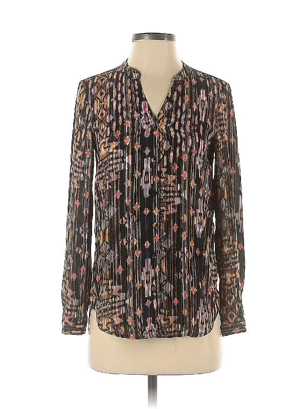 Long Sleeve Blouse Peter Pan Blouse