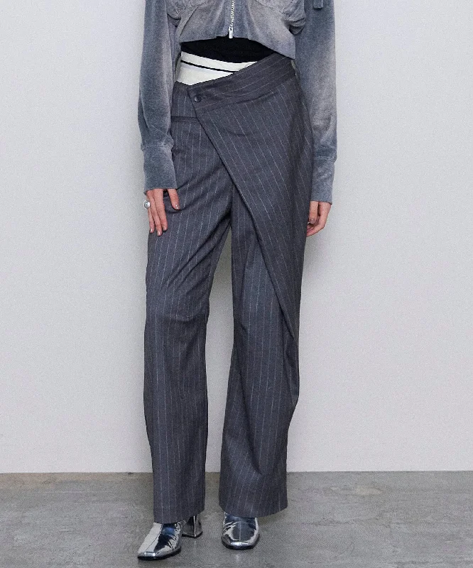 Asymmetry Cocoon Pants Wide-Legged Palazzos