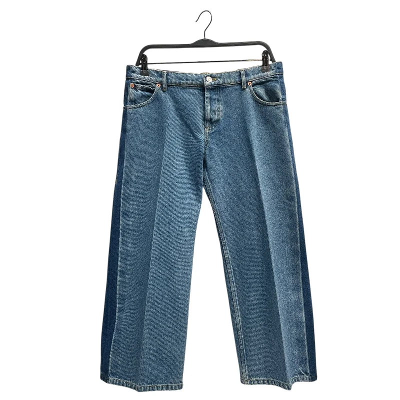 BALENCIAGA/Straight Pants/38/Denim/BLU/ Soft Sweatpants Style