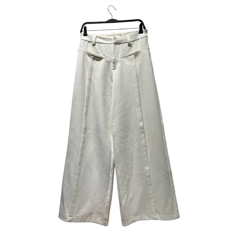 ALL IN STUDIOS/Wide Leg Pants/M/Cotton/WHT/ High-Waist Jogger Pants