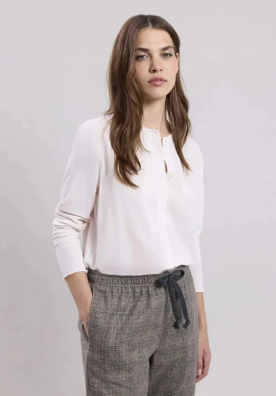 Blouse Talva Bctc501 Nude Modern Oversized Blouse