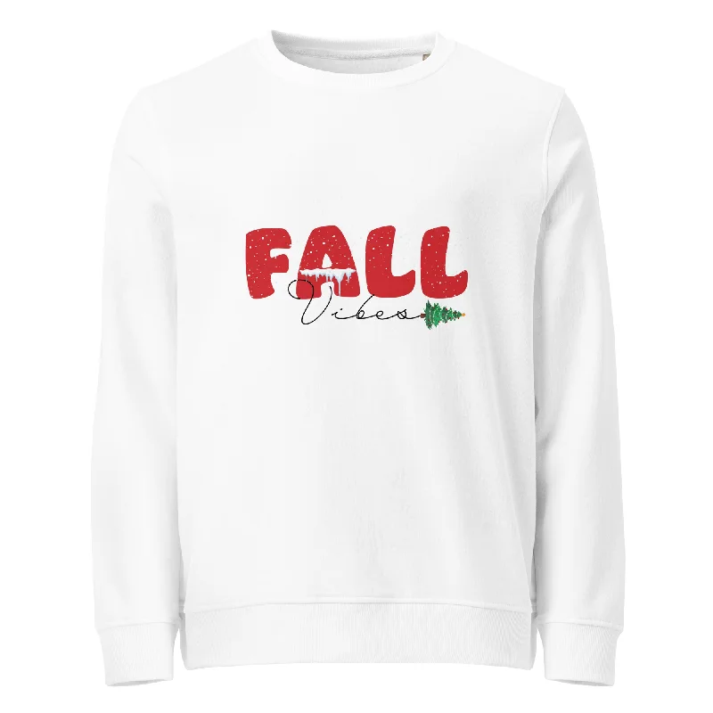 Fall Graphics Women Organic Sweatshirt Hoodie with Hem Drawcord Adjustable Customizable Fall Graphics Women Organic Sweatshirt Hoodie with Hem Drawcord Adjustable Customizable