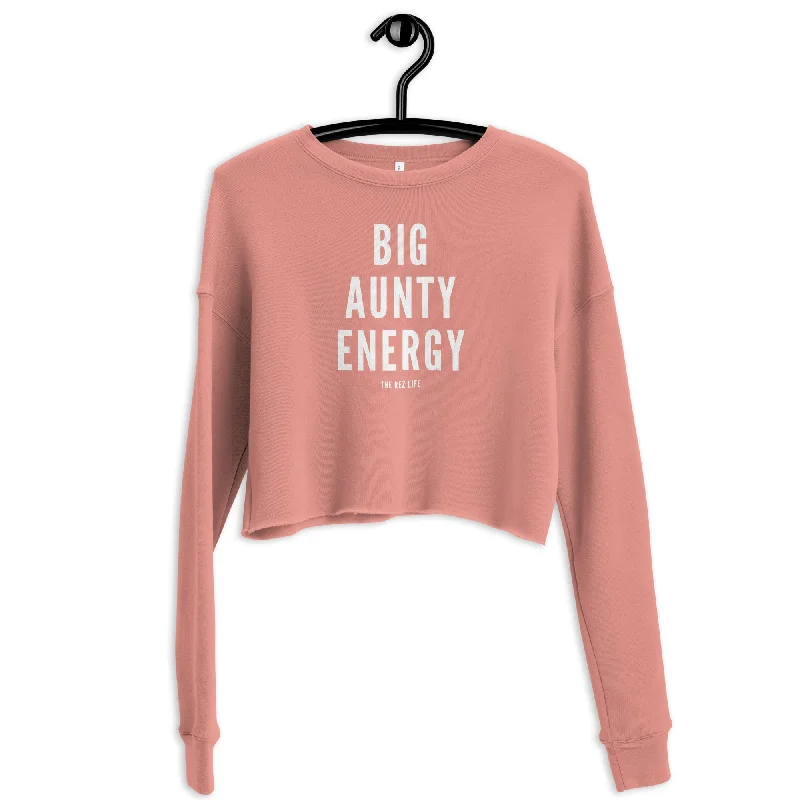 Big Aunty Energy Pastel Crop Sweatshirt Hoodie with Double Zipper Versatile Adjustable Big Aunty Energy Pastel Crop Sweatshirt Hoodie with Double Zipper Versatile Adjustable