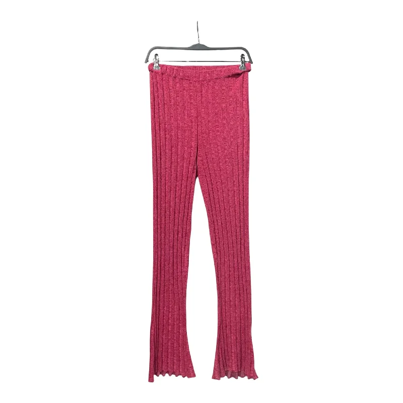 PALOMA WOOL/Wide Leg Pants/S/Cotton/PNK/High-waisted/ Classic Flared Pants