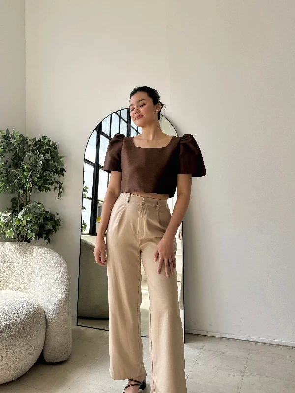 Ollie pants (KHAKI) Modern Stretch Trousers