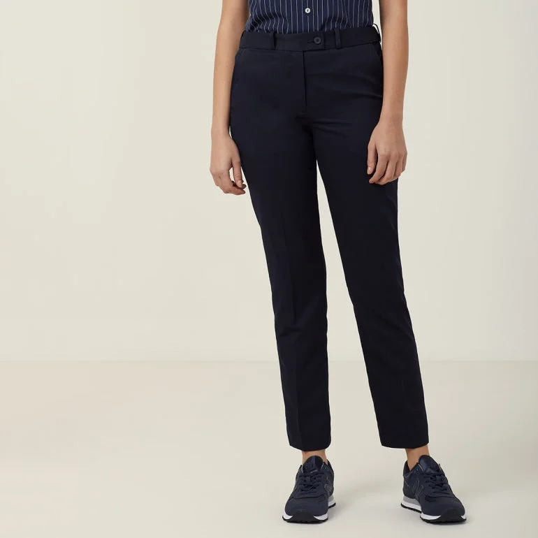 NNT Uniforms Poly Viscose Gaberdine Secret Waist Pant (CAT3U4) Comfortable Cargo Pants