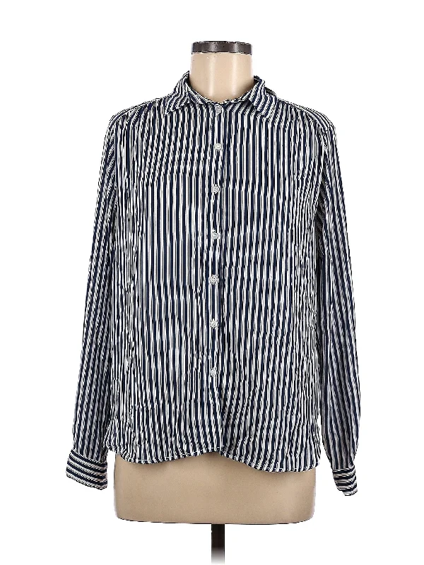 Long Sleeve Blouse Asymmetric Hem Blouse