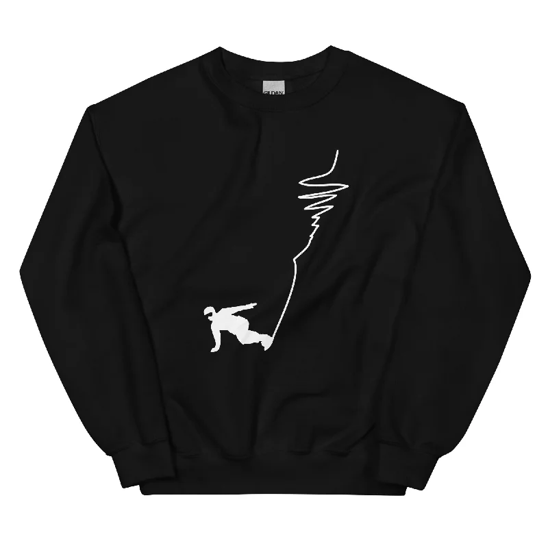 Snowboarding - (19) - Sweatshirt (Unisex) Hoodie with High Neck Warm Protective