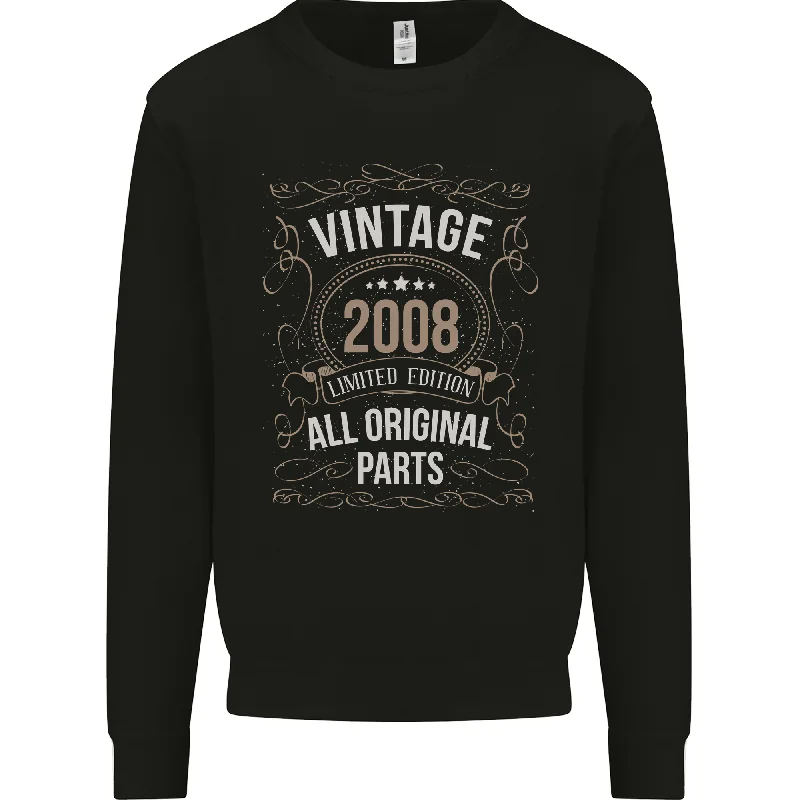 16th Birthday Limited Edition 2008 Mens Sweatshirt Jumper Hoodie with Oversized Fit Loose Comfortable 16th Birthday Limited Edition 2008 Mens Sweatshirt Jumper Hoodie with Oversized Fit Loose Comfortable