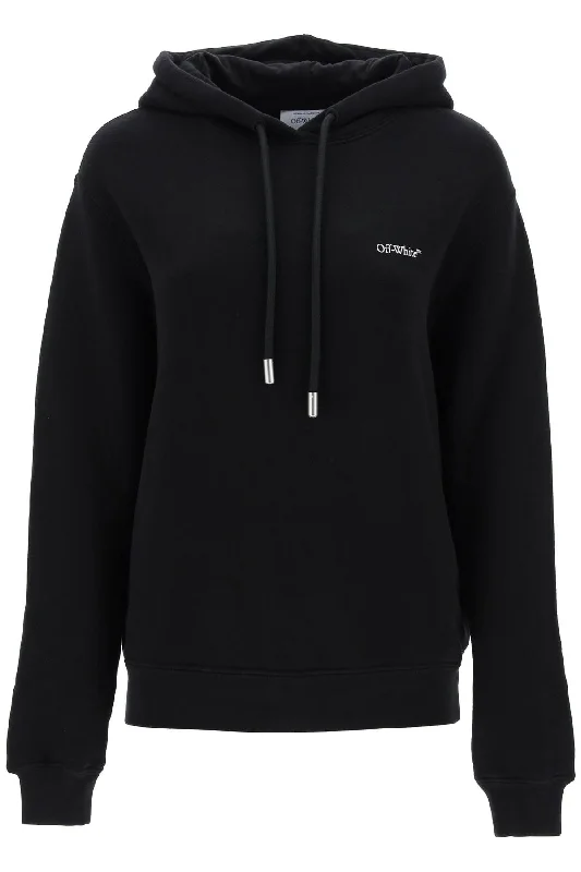 X-ray Arrow Hoodie  - Black Hoodie with Half-Zip Sporty Casual