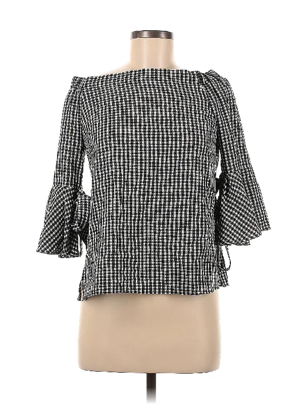 Long Sleeve Blouse Delicate Pleat Blouse
