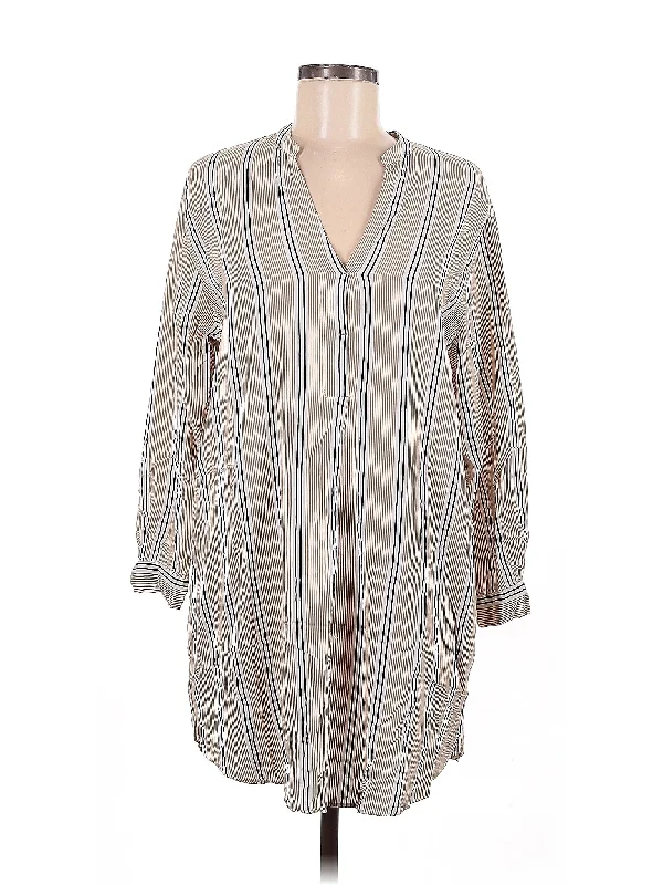 Long Sleeve Blouse Satin Long Blouse