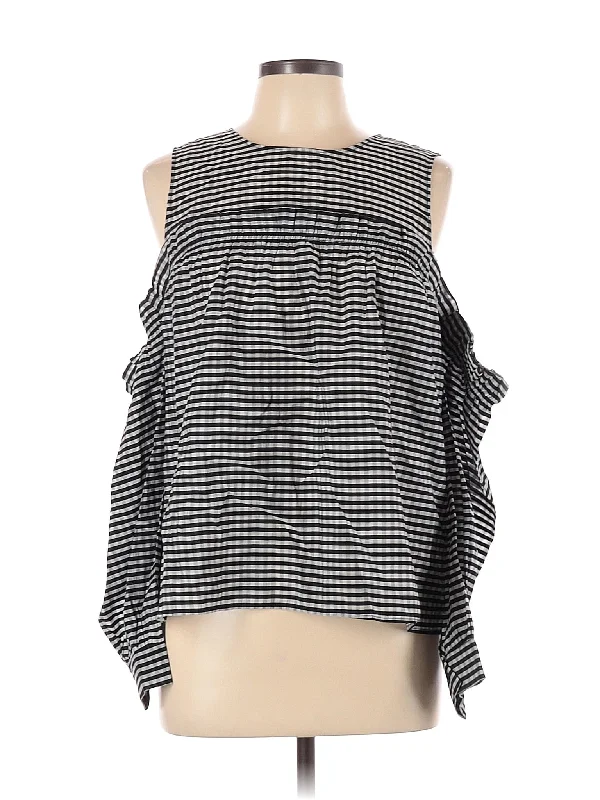 Long Sleeve Blouse Ruffled Neck Blouse