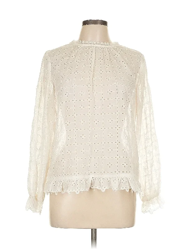 Long Sleeve Blouse Loose Fit Blouse
