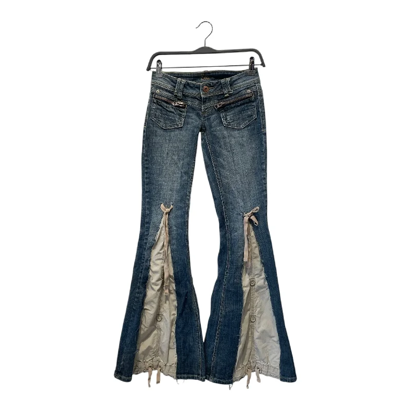 CUSTOM/Wide Leg Pants/0/Cotton/NVY/ Trendy Printed Pants