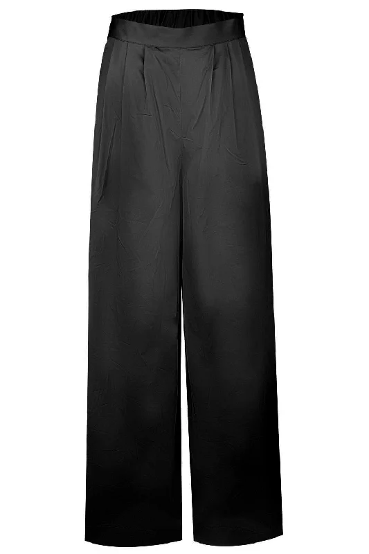 Harper Pant - Black Comfortable Denim Trousers