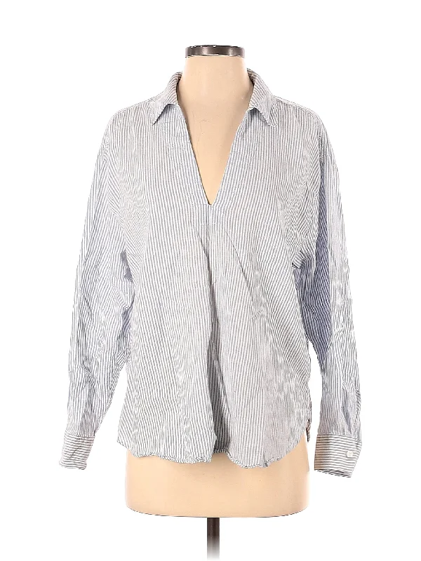Long Sleeve Blouse Gathered Detail Blouse