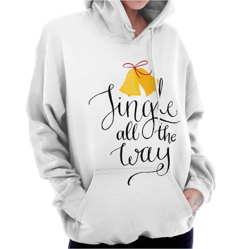 Jingle All The Way Hoodie Hoodie with Patch Decorative Personalized