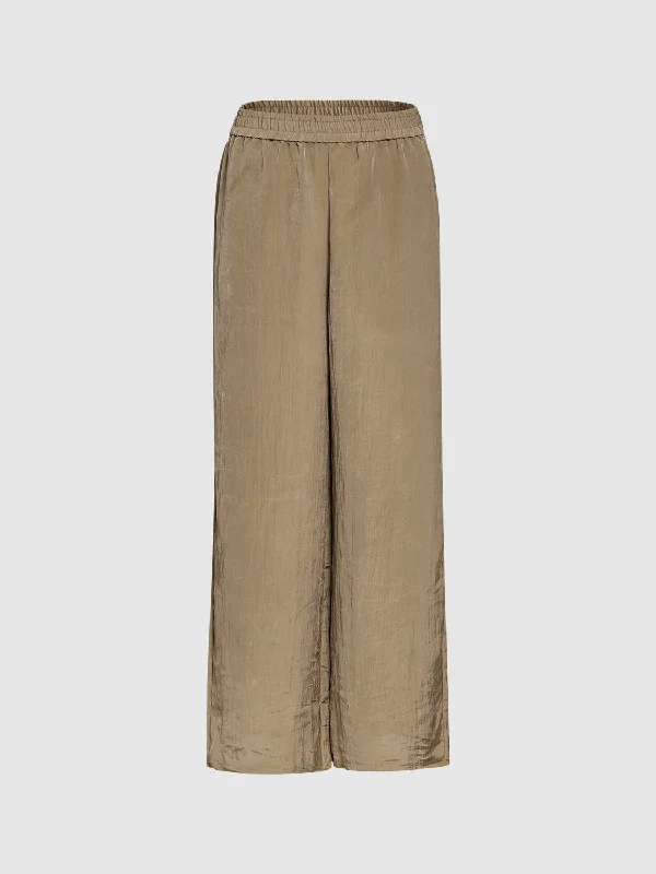 Loose Wide-Leg Pants Trendy Wide-Legged Trousers
