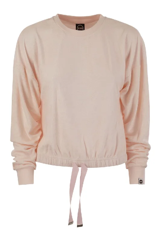 Chenille crew-neck sweatshirt Hoodie with Oversized Fit Loose Comfortable