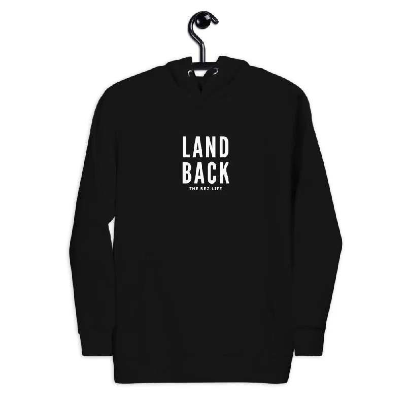 Land Back Hoodie Hoodie with Stripes Bold Sporty