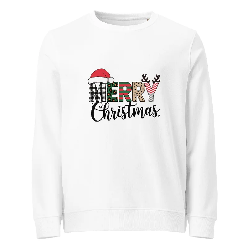 Merry Christmas Graphics Women Organic Sweatshirt Hoodie with Oversized Fit Loose Comfortable Merry Christmas Graphics Women Organic Sweatshirt Hoodie with Oversized Fit Loose Comfortable