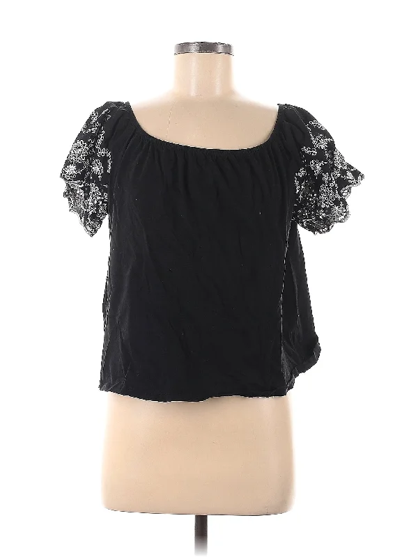 Short Sleeve Blouse Versatile Layering Blouse