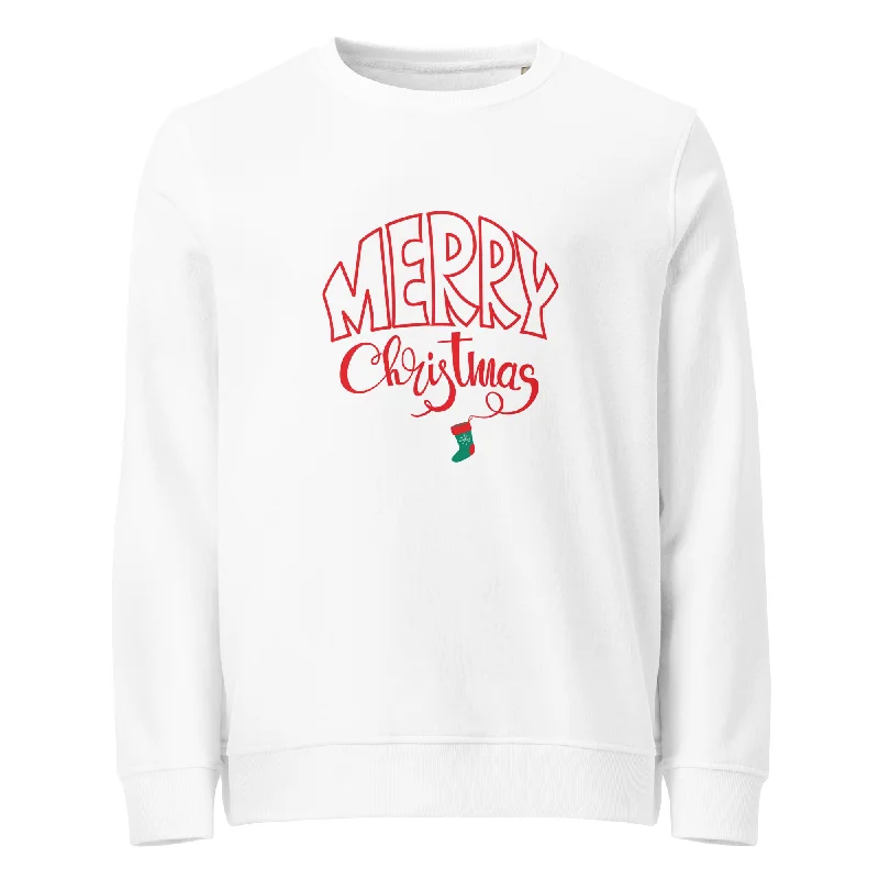 Merry Christmas Red Graphics Women Organic Sweatshirt Hoodie with Hem Lace Feminine Delicate Merry Christmas Red Graphics Women Organic Sweatshirt Hoodie with Hem Lace Feminine Delicate