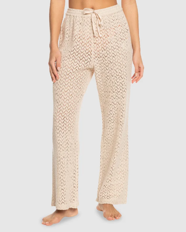 Womens Mood Moving Pants Wide-Legged Palazzos