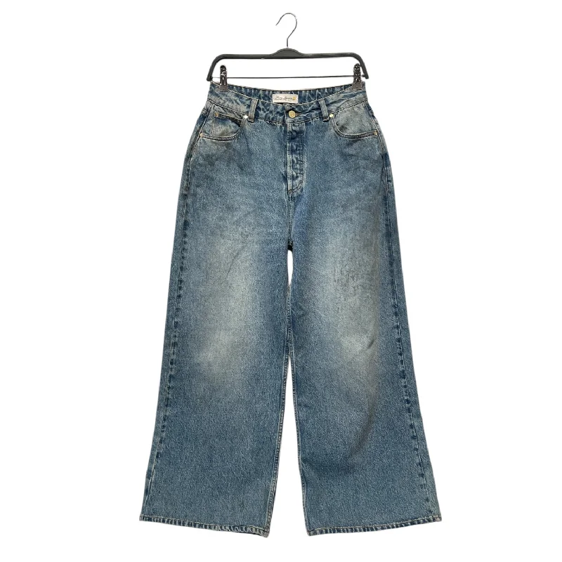 HEAVY MANNERS/Wide Leg Pants/27/Denim/BLU/ Sleek Black Pants