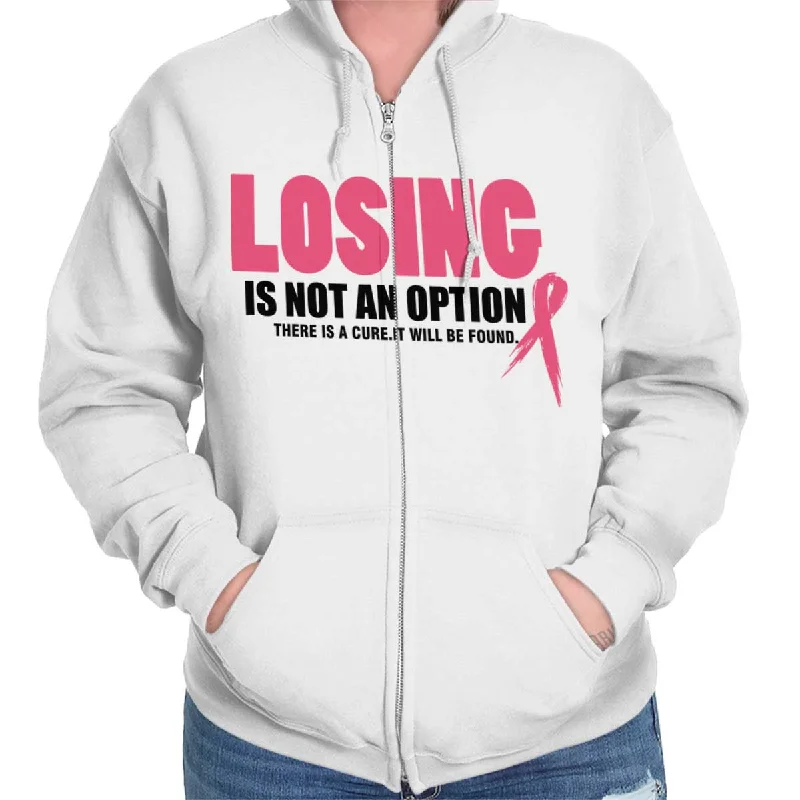 Losing Is Not An Option Zip Hoodie Hoodie with Elastic Cuffs Stretchable Comfortable Losing Is Not An Option Zip Hoodie Hoodie with Elastic Cuffs Stretchable Comfortable
