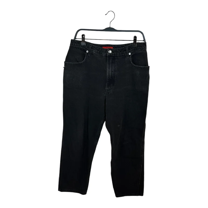 ECKHAUS LATTA/Straight Pants/33/Cotton/BLK/ Casual Sweatpants Style