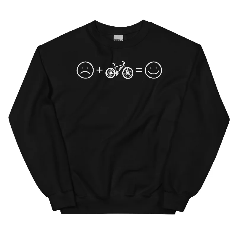 Lächelndes Gesicht und Ebike - Sweatshirt (Unisex) Hoodie with Logo Branding Identity Lächelndes Gesicht und Ebike - Sweatshirt (Unisex) Hoodie with Logo Branding Identity