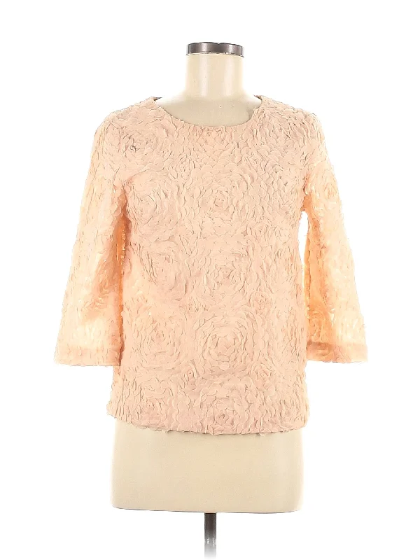 3/4 Sleeve Blouse Satin Long Blouse