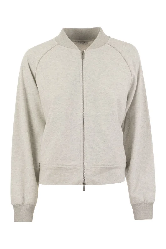 Sweatshirt in cotton mélange and tricot details Hoodie with Hem Raw Edge Edgy Unfinished Sweatshirt in cotton mélange and tricot details Hoodie with Hem Raw Edge Edgy Unfinished