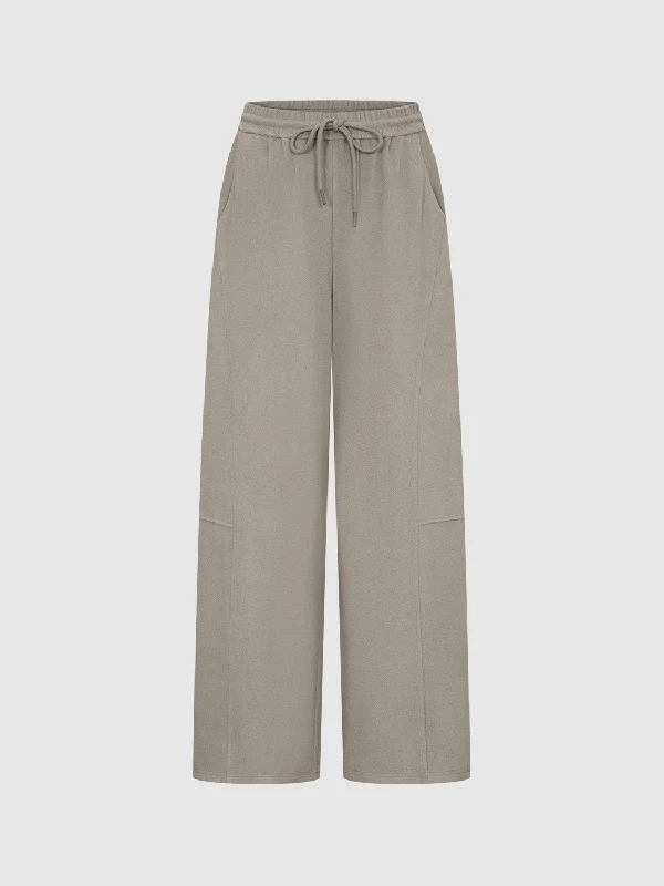 Drawstring Loose Carrot Fit Pants Slim-Fit Leggings