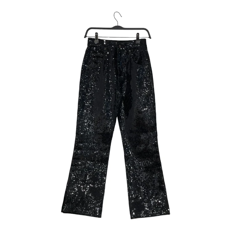 SAINT LAURENT/Sequin Francoise Pants/25 Classic Bootcut Trousers