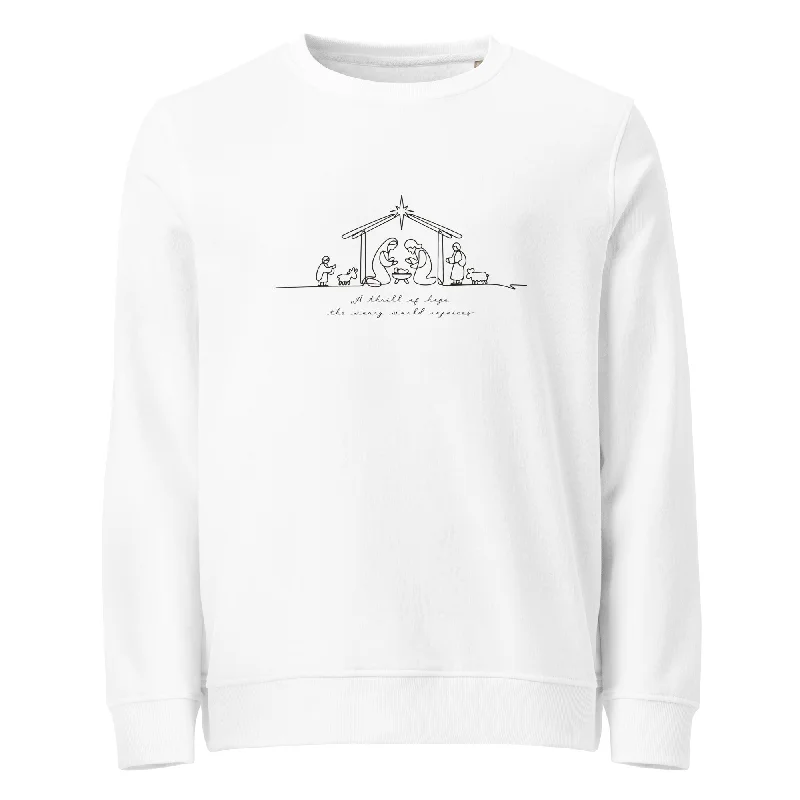 Hope Graphics Women Organic Sweatshirt Hooded Sweatshirt Casual Wear Street Style