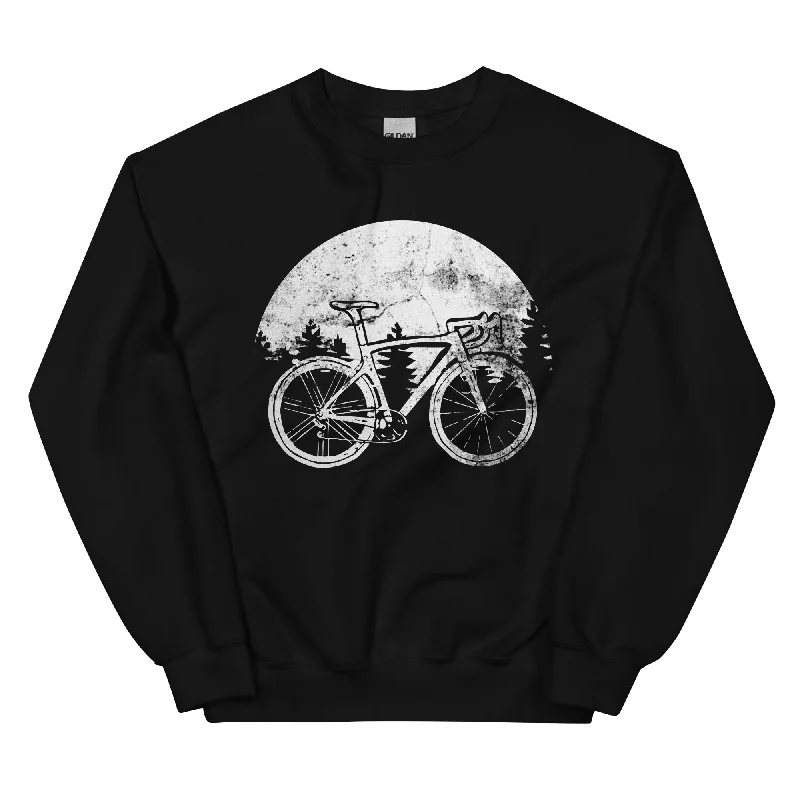 Sonne - Radfahren - Sweatshirt (Unisex) Hoodie with Emblem Brand Identity