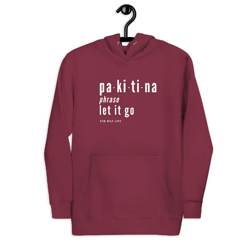 Let It Go: Pakitina Hoodie Hoodie with Hem Detail Decorative Unique