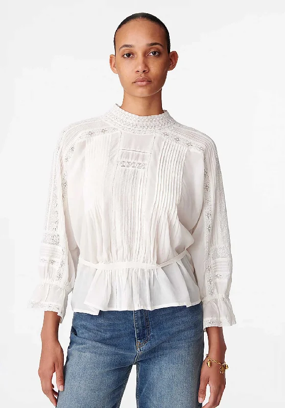 Blouse Viva 2hva27-v09011 Blance Stylish Wrap Blouse