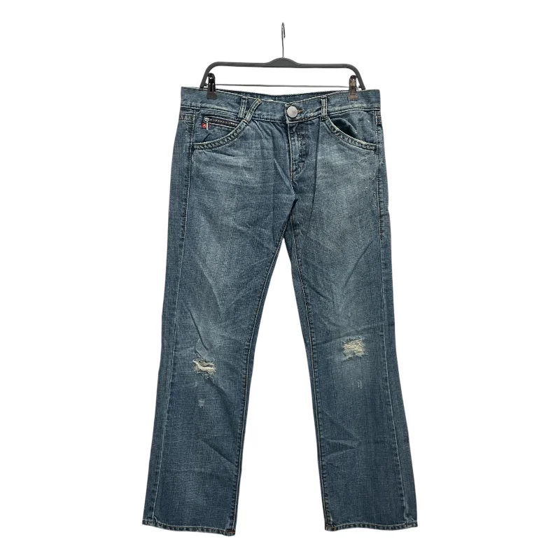 MISS SIXTY/Bootcut Pants/33/Denim/BLU/straight leg medium wash Wide-Legged Palazzos