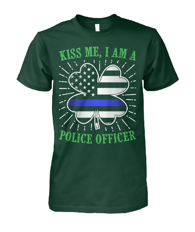 Kiss Me I am a Police Officer Irish Shirts and Hoodies Hoodie with Earth Tones Natural Calm Kiss Me I am a Police Officer Irish Shirts and Hoodies Hoodie with Earth Tones Natural Calm