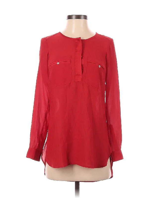 Long Sleeve Blouse Embroidered Cotton Blouse