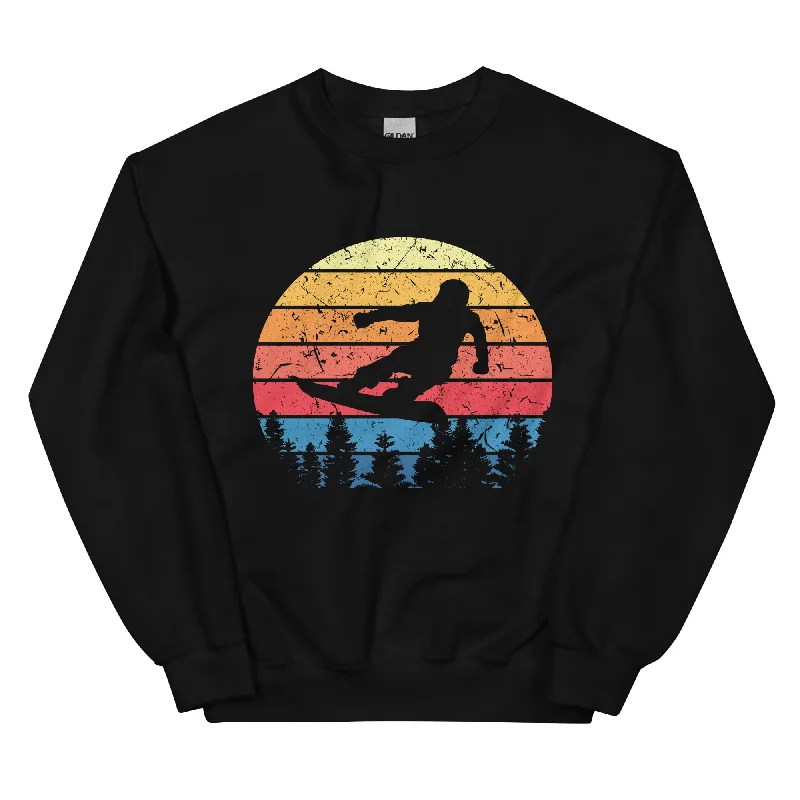 Snowboard Vintage - Sweatshirt (Unisex) Hoodie with Raglan Sleeves Sporty Comfortable Snowboard Vintage - Sweatshirt (Unisex) Hoodie with Raglan Sleeves Sporty Comfortable