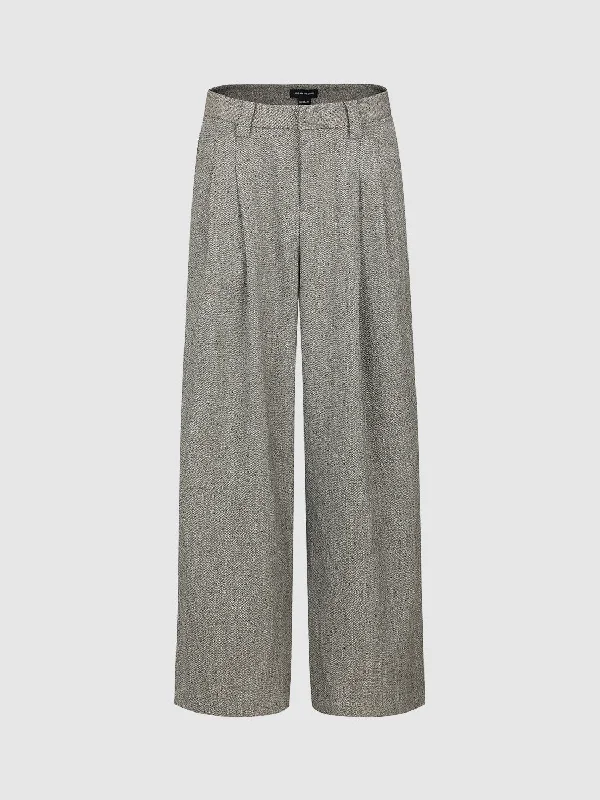 Wide-Leg Pants Comfortable Maternity Pants