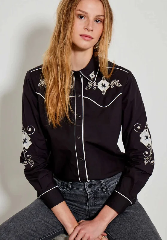 Blouse 71543clara Night Balloon Sleeve Blouse